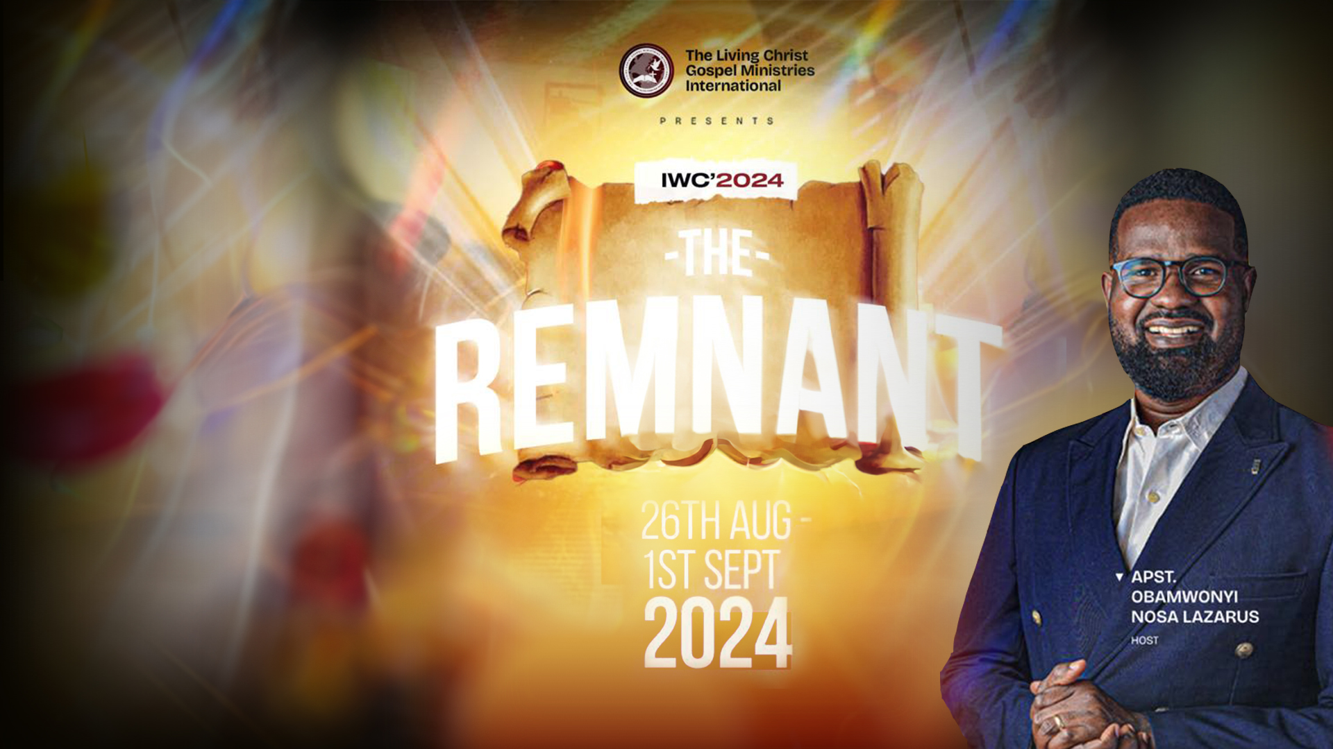 Conference “The Remnant” 26th of Aug to 1st of Sept