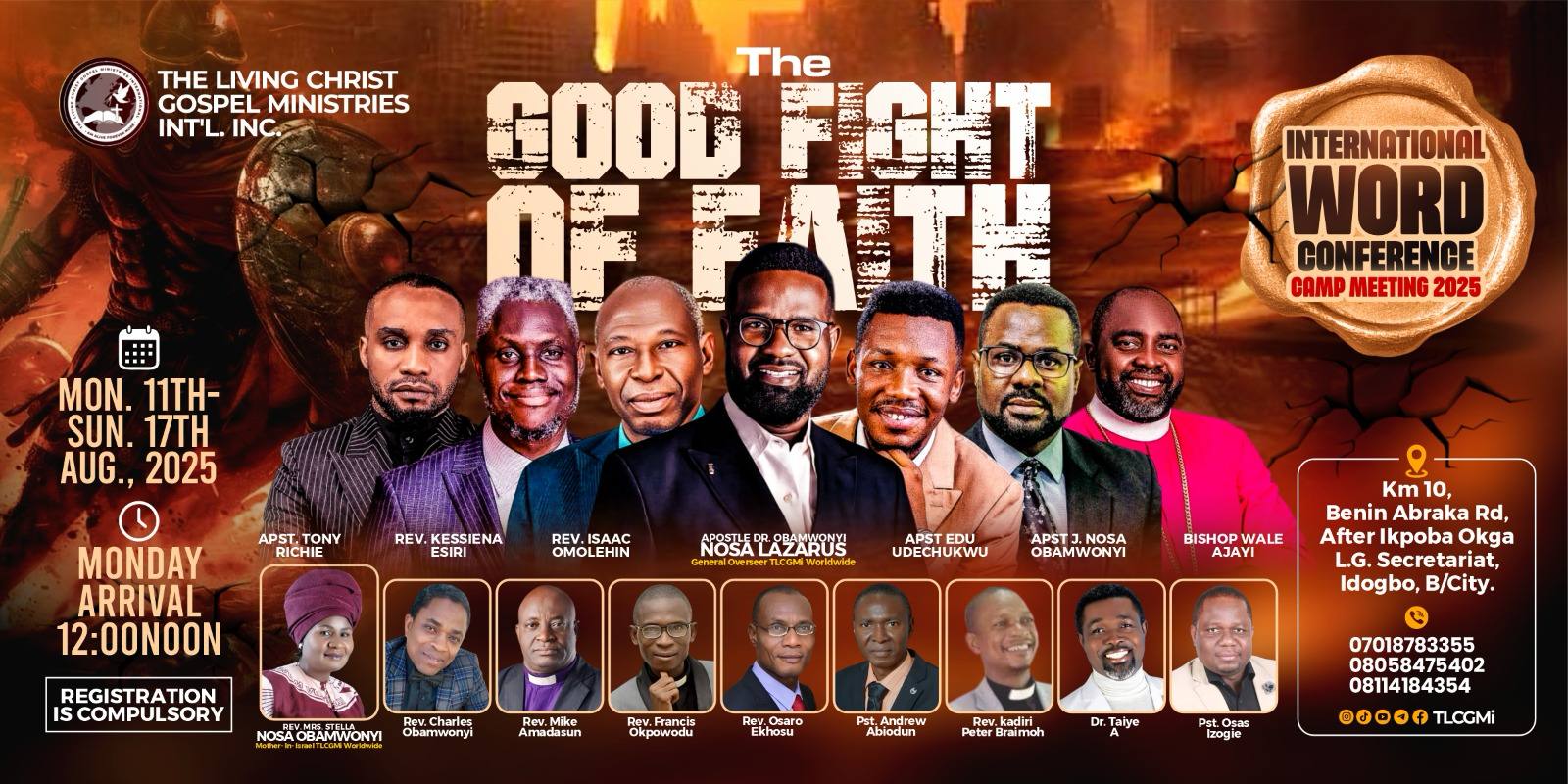 The Good fight of Faith, is here!